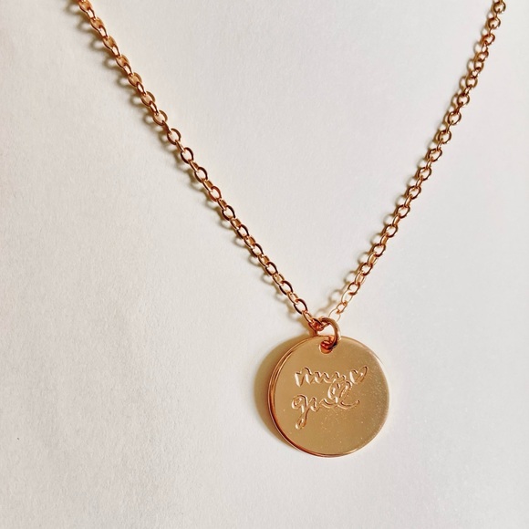 My girl 💕 round pendant necklace - Picture 3 of 10